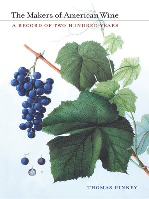 cover image of The Makers of American Wine
